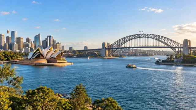 Sydney Harbour and city skyline